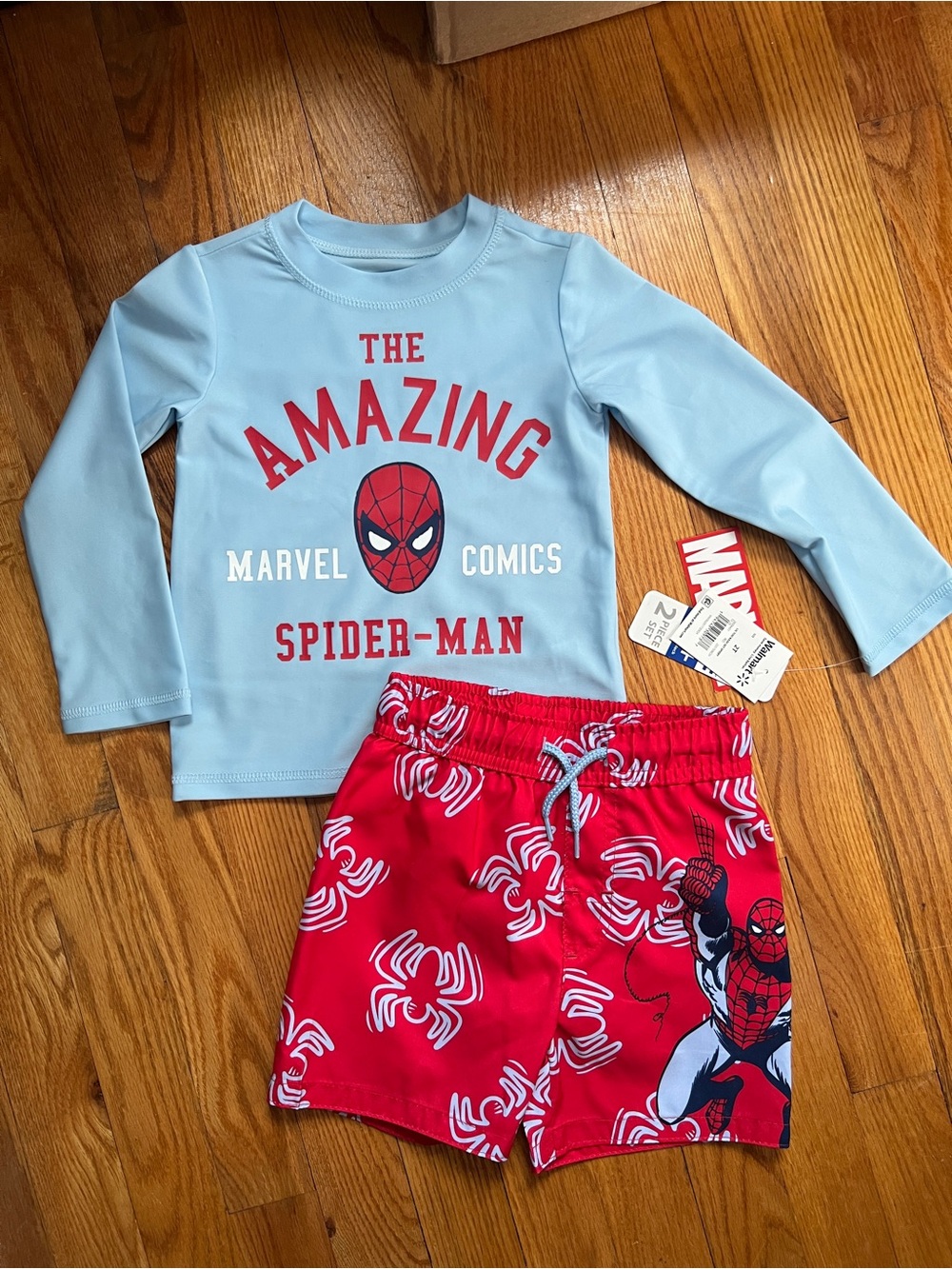 NWT Spider-man swimsuit set